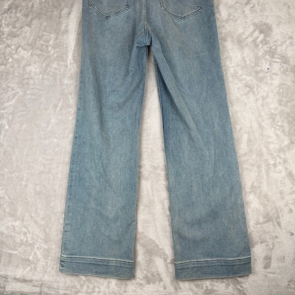 Faherty Brand Jeans Wide Leg Light Wash Denim Pants Women Size 29 - Picture 13 of 13